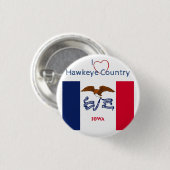 Hawkeyes Fan Button (Vorne & Hinten)