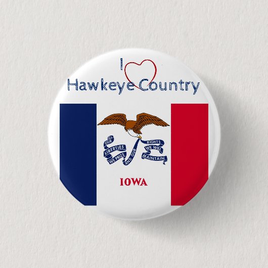 Hawkeyes Fan Button (Vorderseite)