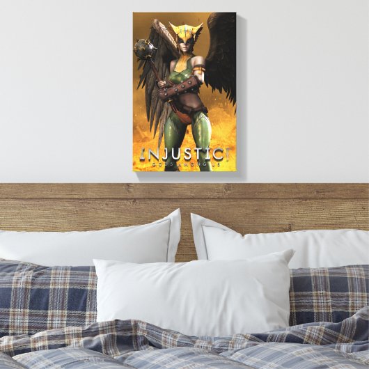 Hawkgirl Leinwanddruck (Insitu (Schlafzimmer))