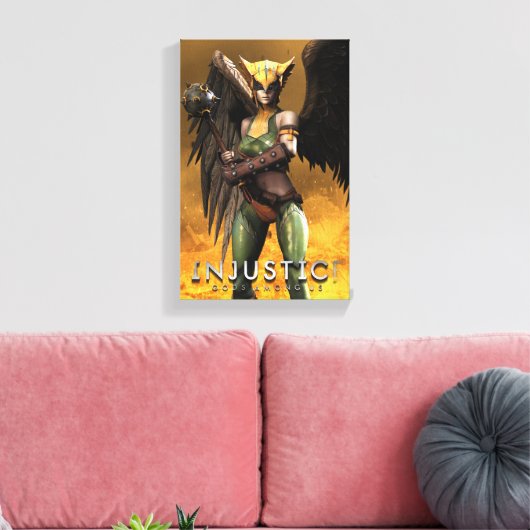 Hawkgirl Leinwanddruck (Insitu (Wohnzimmer))