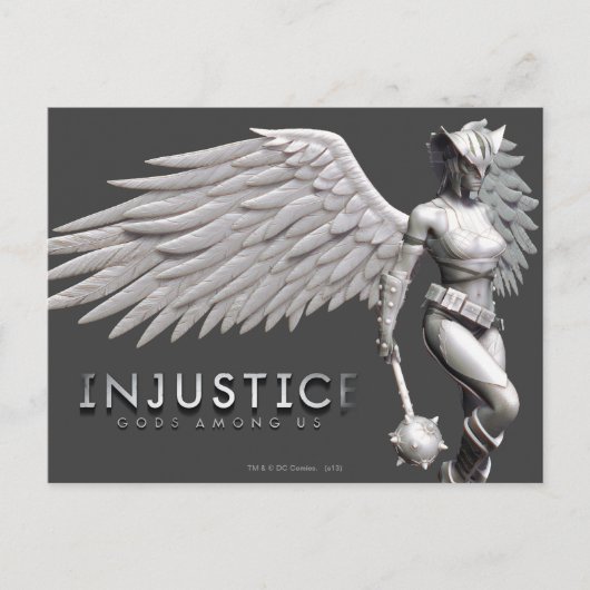 Hawkgirl Postkarte (Vorderseite)