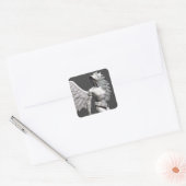 Hawkgirl Quadratischer Aufkleber (Umschlag)