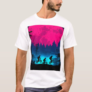 Hawkins Night Ride Retro 1985 Stranger Things T-Sh T-Shirt