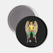 Hawkmädchen Magnet (Vorderseite/Rückseite)