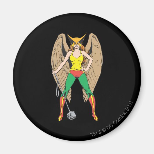 Hawkmädchen Magnet (Vorne)