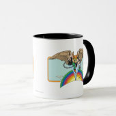 Hawkman Flies Thru Sky Tasse (VorderseiteRechts)