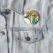 Hawkman & Hawkfrau Button (Beispiel)