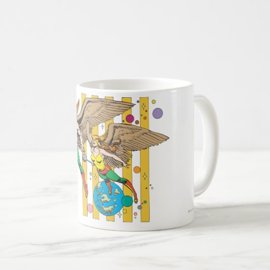 Hawkman & Hawkwoman Kaffeetasse (VorderseiteRechts)