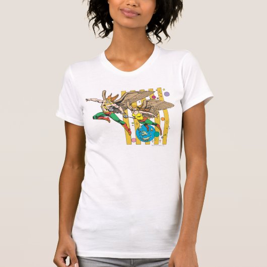 Hawkman & Hawkwoman T-Shirt (Vorderseite)