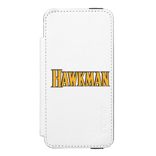 Hawkman-Logo Incipio iPhone Geldbeutel-Hülle (Folio Vorderseite)