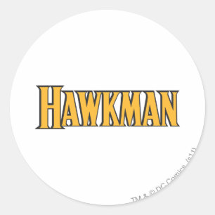 Hawkman-Logo Runder Aufkleber