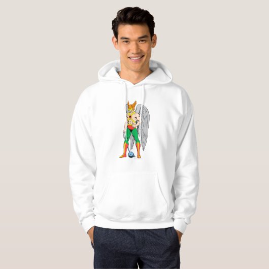 Hawkman Stehende Pose Hoodie (Vorne ganz)