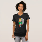 Hawkman Stehende Pose T-Shirt (Vorne ganz)