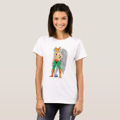Hawkman Stehende Pose T-Shirt (Vorne ganz)