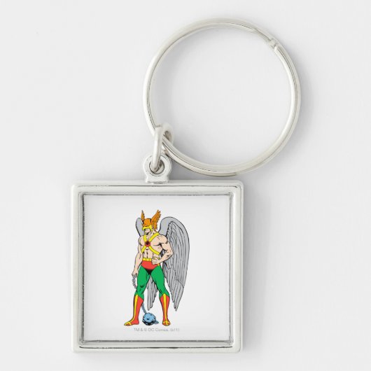 Hawkman-Stehpose Schlüsselanhänger (Vorne)