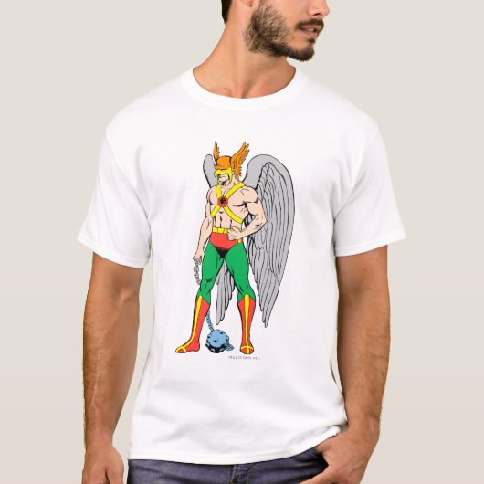 Hawkman Stehpose T-Shirt (Vorderseite)