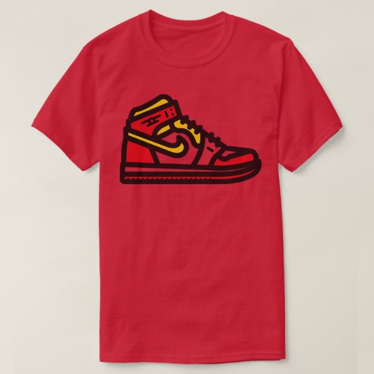 Hawks Basketball Sneakers T-Shirt (Design vorne)