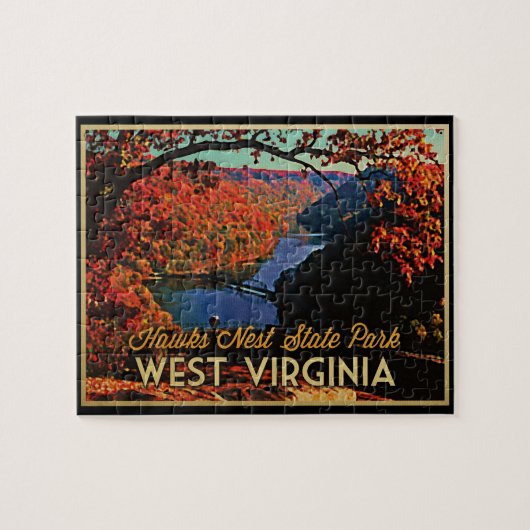 Hawks Nest SP West Virginia Puzzle (Horizontal)