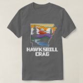 Hawksbill Arkansas Artistic Nature Outdoors V T-Shirt (Design vorne)
