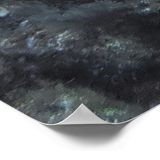 Hawksbill in Roatan Poster (Ecke)