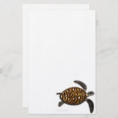 Hawksbill Meeresschildkröte-Briefpapier Briefpapier (Vorne/Hinten)