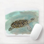 Hawksbill Meeresschildkröte Mousepad (Mit Mouse)