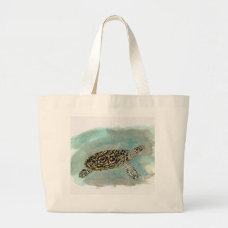 Hawksbill Meeresschildkröte-Tasche Jumbo Stoffbeutel