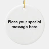 Hawksbill Meeresschildkröteverzierung Keramikornament (Hinten)