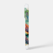 Hawksbill Sea Turtle 230924AREF111 - Watercolor iPhone Hülle (Linke Seite)