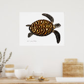 Hawksbill Sea Turtle Poster (Küche)