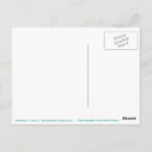 Hawksbill Sea Turtle Postkarte (Rückseite)