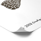 Hawksbill Sea Turtle Print Poster (Ecke)