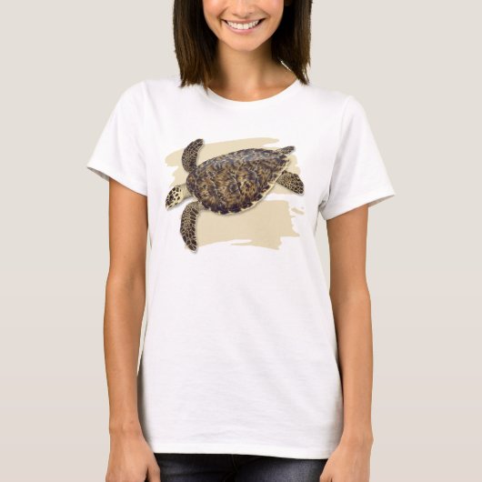 Hawksbill Seeschildkröte-T - Shirt (Vorderseite)