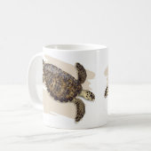 Hawksbill Seeschildkröte-Tasse Kaffeetasse (Vorderseite Links)