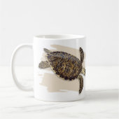 Hawksbill Seeschildkröte-Tasse Kaffeetasse (Links)