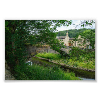 Hawksclough Bridge, Mytholmroyd Fotodruck
