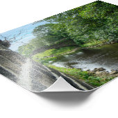 Hawksclough-Brücke über den Fluss Calder Fotodruck (Ecke)