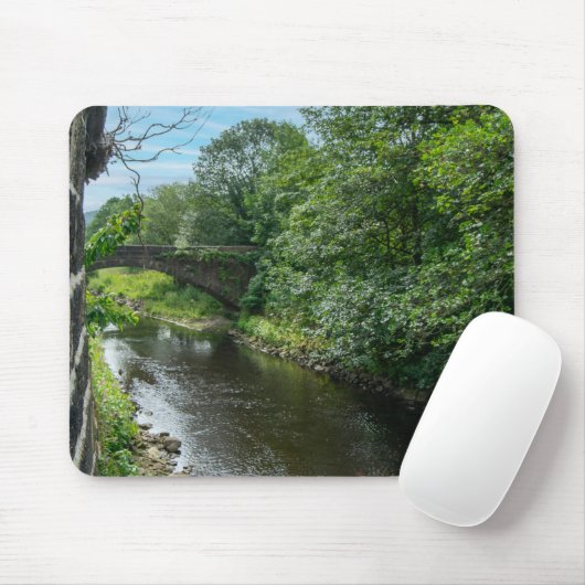 Hawksclough-Brücke und der River Calder Mousepad (Mit Mouse)