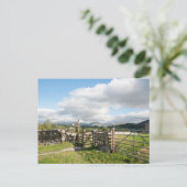 Hawkshead Cumbria England Card Poster Plaque Postkarte (Stehend Vorderseite)