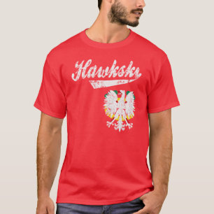 Hawkski Chicago polnischer Fan T-Shirt