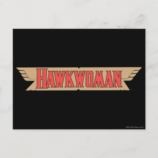 Hawkwoman-Logo Postkarte (Vorderseite)