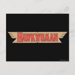 Hawkwoman-Logo Postkarte