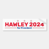 Hawley 2024 Autoaufkleber (Vorne)