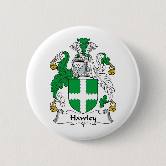 Hawley Familienwappen Button (Vorderseite)