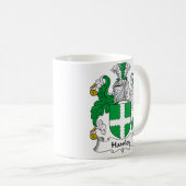Hawley Familienwappen Kaffeetasse (VorderseiteRechts)