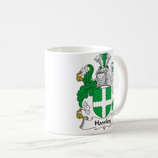 Hawley Familienwappen Kaffeetasse (VorderseiteRechts)