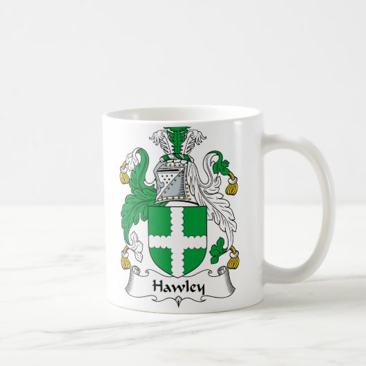 Hawley Familienwappen Kaffeetasse (Rechts)