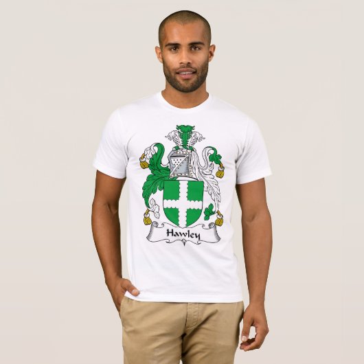 Hawley Familienwappen T-Shirt (Vorne ganz)