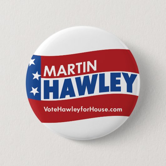 Hawley für Haus-Logo-Kampagnen-Knopf Button (Vorderseite)