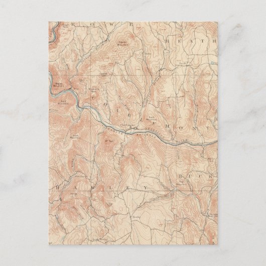 Hawley, Massachusetts Postkarte (Vorderseite)